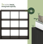 Furinno CUBICLE Book Shelf, 9-Cube Bookshelf, Extra Thick Frame Reversible - Image 8