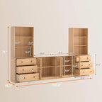 TUSY 71" Large TV Stand Set - Image 2