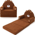 MOONBEEKI 2-in-1 Foldable Toddler Couch, Soft Sherpa Fabric by MOONBEEKI