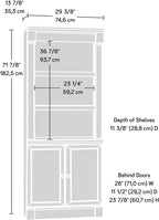 Sauder Palladia Book Shelf, Bookshelf - Image 3