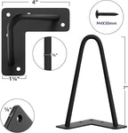 SMARTSTANDARD 7 Inch Heavy Duty Hairpin Furniture Legs, Metal Home DIY Projects - Image 2