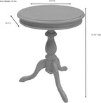 Carolina Classics Gilda Side Table in Antique Ivory - Image 3