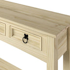 Furniture Dash Solid Wood Hall Table Console 47.9" W, 12.6" D, 28.8" H - Image 7