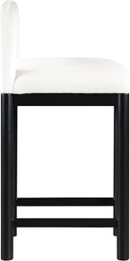 Meridian Furniture 11035Cream-C Conrad Collection Art Deco Counter Stool - Image 5
