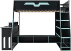 Full Size Wood Esports Loft Bed - Image 4