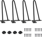 SMARTSTANDARD 8 Inch Heavy Duty Hairpin Furniture Legs, Metal Home DIY Projects by SMARTSTANDARD