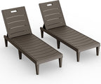 Devoko Outdoor Chaise Lounge Chair Set of 2 by DEVOKO