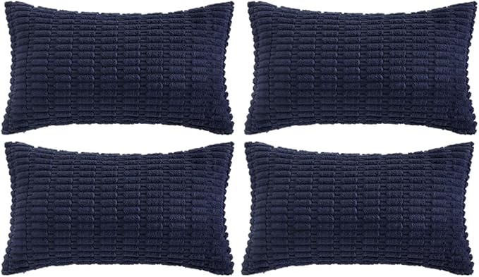 Fancy Homi 4 Packs Decorative Throw Pillow Covers by Fancy+Homi