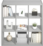 Furinno Simple Cube Storage Organizer, 9-Cube Display Shelf, Open Back Shelving - Image 5