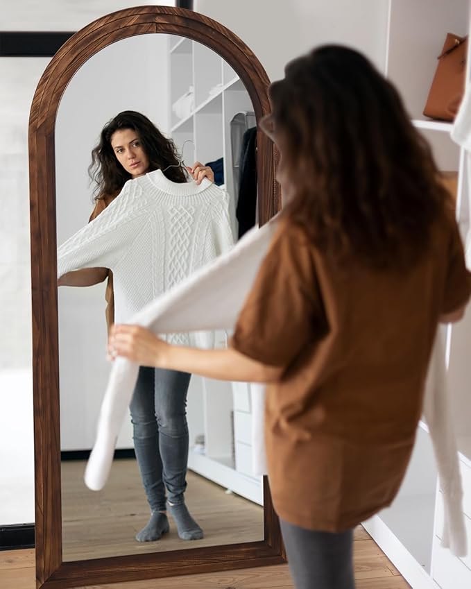 Full Length Mirror, Oversized Stand Up Mirrors Large Wall Mirrors, Wall Mounted - Image 7