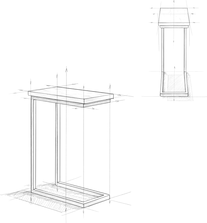 SIMPLIHOME Skyler Metal Table - Image 10