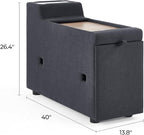 LINSY HOME Oversized Modular Sofa, Cloud Sectional Couch - Image 2