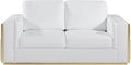 Blackjack Furniture Catania Modern Top Grain Italian Leather Sofa Set by BlackjackFurniture