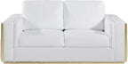 Blackjack Furniture Catania Modern Top Grain Italian Leather Sofa Set - Image 4