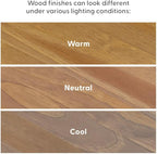 Plank+Beam Forma Console Table, 46 Inch, Solid Wood Sofa Table, Entryway Table - Image 6