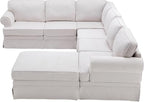 109.4" Fabric Upholstered Modular Sofa Collection, Modular Customizable - Image 8