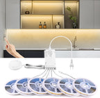 AIMENGTE Cabinet Light 12V COB LED Strip Lights, 6-in-1 Penetrable Touch Dimming - Image 2