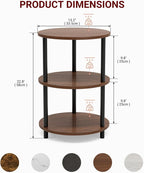 XBurmo Round Coffee Table for Living Room - Image 2