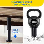 4 Pcs Adjustable Height Bed Support Furniture Legs - Image 4