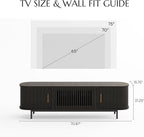 POVISON Fully-Assembled Mid Century Modern TV Stand - Image 5