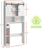 Vabches Over The Toilet Storage Cabinet, Farmhouse Storage Cabinet Over Toilet - Image 2