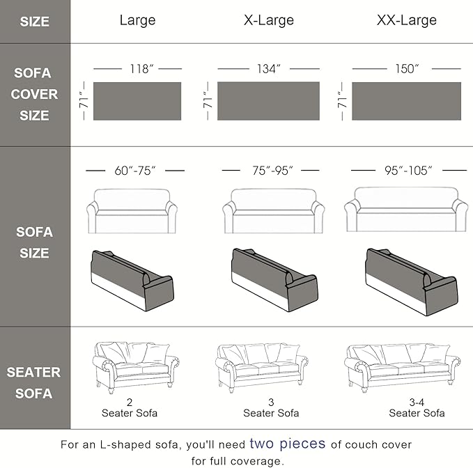 VClife Floral Couch Cover Vintage Rustic Creamy White Sofa Cover - Image 2