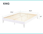 Mellow Naturalista Grand 12 Inch Solid Wood Platform Bed - Image 2