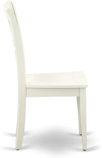 East West Furniture CLC-LWH-W Clarksville Dining Room Chairs - Image 6