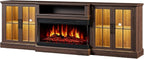 98" Farmhouse TV Stand with 36" Fireplace - Image 7