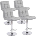DUMOS Bar Stools Set of 2, 24 inch Counter Height Bar Stools, Upholstered - Image 8