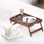 Fibogollo 2 Pack Bamboo Bed Tray Table - Image 5