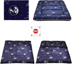 MAXYOYO Navy Space Adventure Japanese Floor Futon Mattress, Thicken Tatami Mat - Image 8