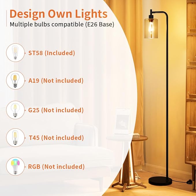Ziisee Floor Lamps for Living Room - Image 4