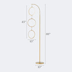 Brightech Nova 74 in. Antique Brass Industrial 3-Light LED Energy Efficient - Image 7
