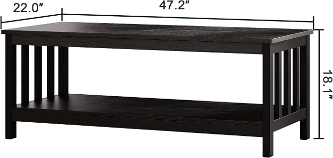 ChooChoo Mission Coffee Table, 47 inch - Image 2