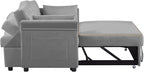 Auvsoce 57'' Convertible Sleeper Sofa Bed - Image 5