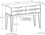 SIMPLIHOME Harper Console Table - Image 2