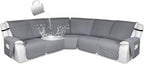 HDCAXKJ 100% Waterproof Reclining Sectional Couch Covers L Shape Recliner Sofa by HDCAXKJ
