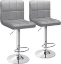 Homall Bar Stools Modern Velvet Adjustable Swivel Barstools, Armless Hydraulic by Homall