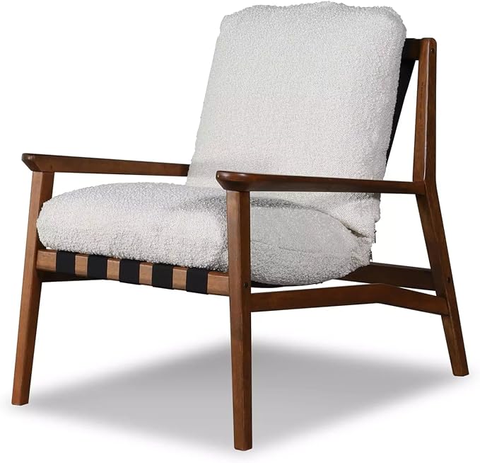 Grain Wood Furniture Solid Wood Mid Century Lounge Chair - Image 5