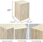 Luxury Marble Side Table, Square End Table - Image 2