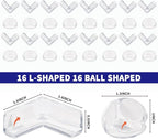 32 Pack Corner Protector Baby, Table Corner Protectors - Image 2