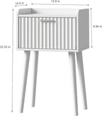 LAATOOREE Nightstand Set of 2, Small Bed Side Table - Image 3