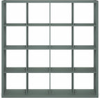 Furinno Cubicle Book Shelf, 16-Cube Bookshelf, Extra Thick Frame Reversible - Image 8
