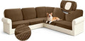 Arfntevss Sectional Couch Covers L Shape Couch Cushion Covers Slipcovers Fitted by Arfntevss