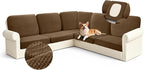 Arfntevss Sectional Couch Covers L Shape Couch Cushion Covers Slipcovers Fitted by Arfntevss