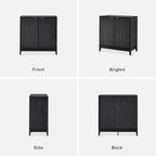 mopio Brooklyn Fluted Storage Cabinet, Modular Accent Buffet Sideboard - Image 5