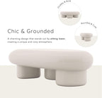 24/7 Shop at Home Kavren Modern 37-inch Oval Glossy Low Profile Coffee Table - Image 7