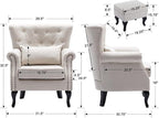 Set of 2 Mid-Century Modern Accent Chair - Image 3