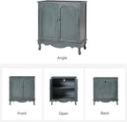 HULALA HOME Antique Accent Cabinet - Image 8